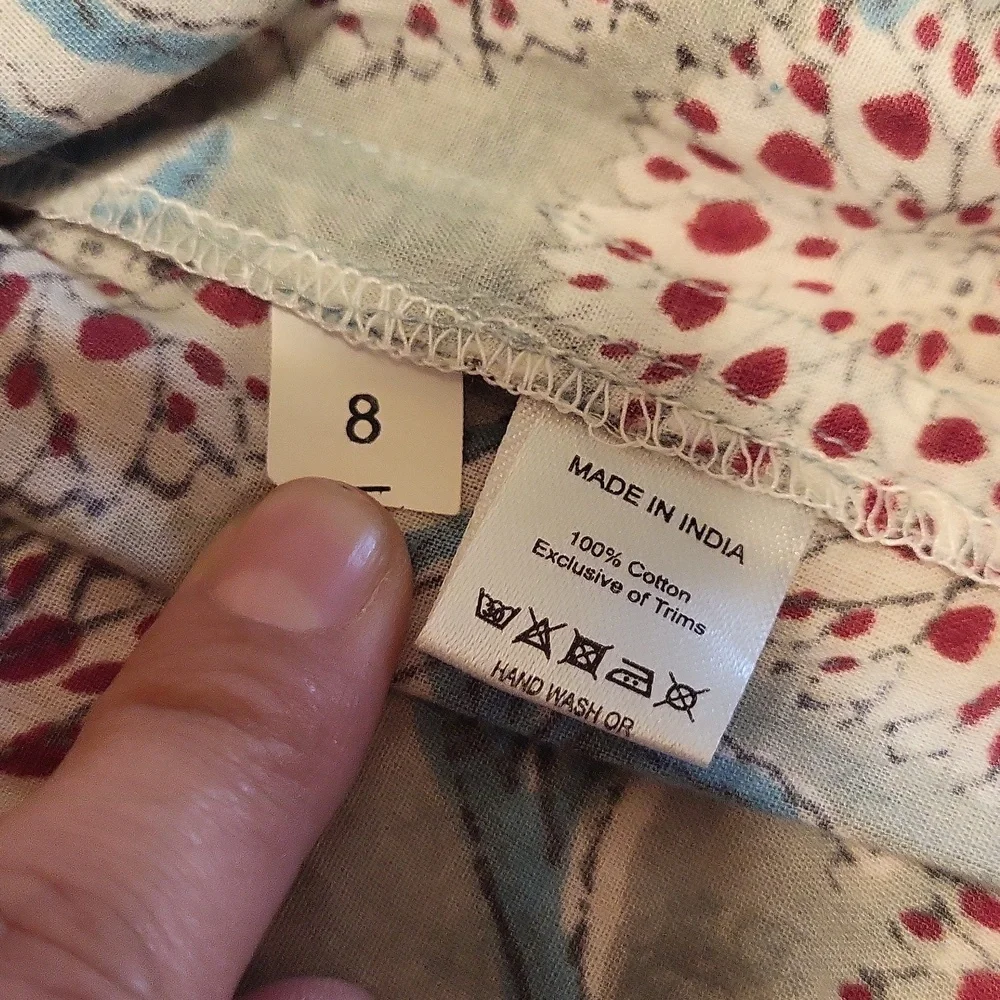 Modern Soul Floral Mini Skirt - Gray and Pink - Picture 7 of 8